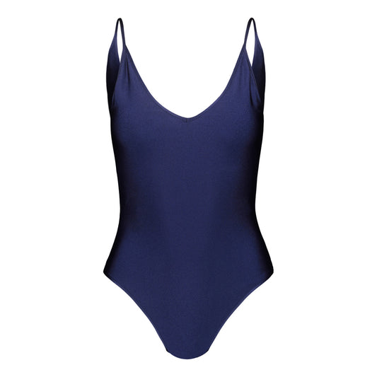 Bodysuit Carla Blu Scuro Glossy - MAHR
