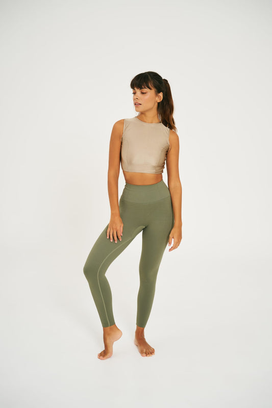 Leggings nido d’ape Army