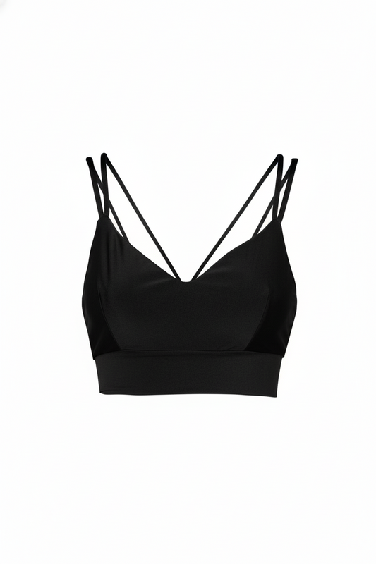 Top Francesca Sartoriale col. Nero Glossy