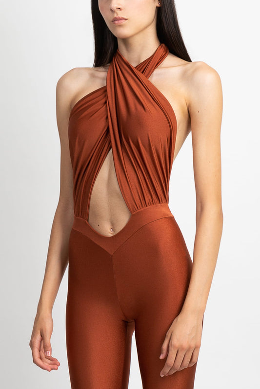 Cher Jumpsuit Dattero Glossy - MAHR