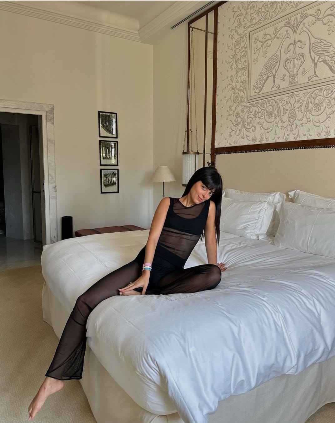 Bodysuit Basic Tulle Nero - MAHR