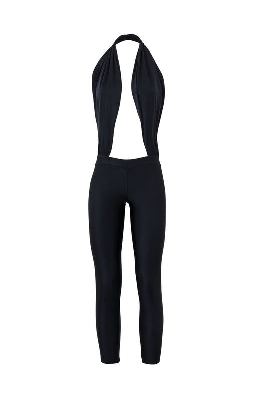 Amanda Jumpsuit Nero Glossy - MAHR