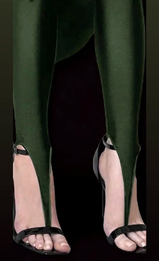 Legging Ilaria sartoriale col. Goblin Glossy