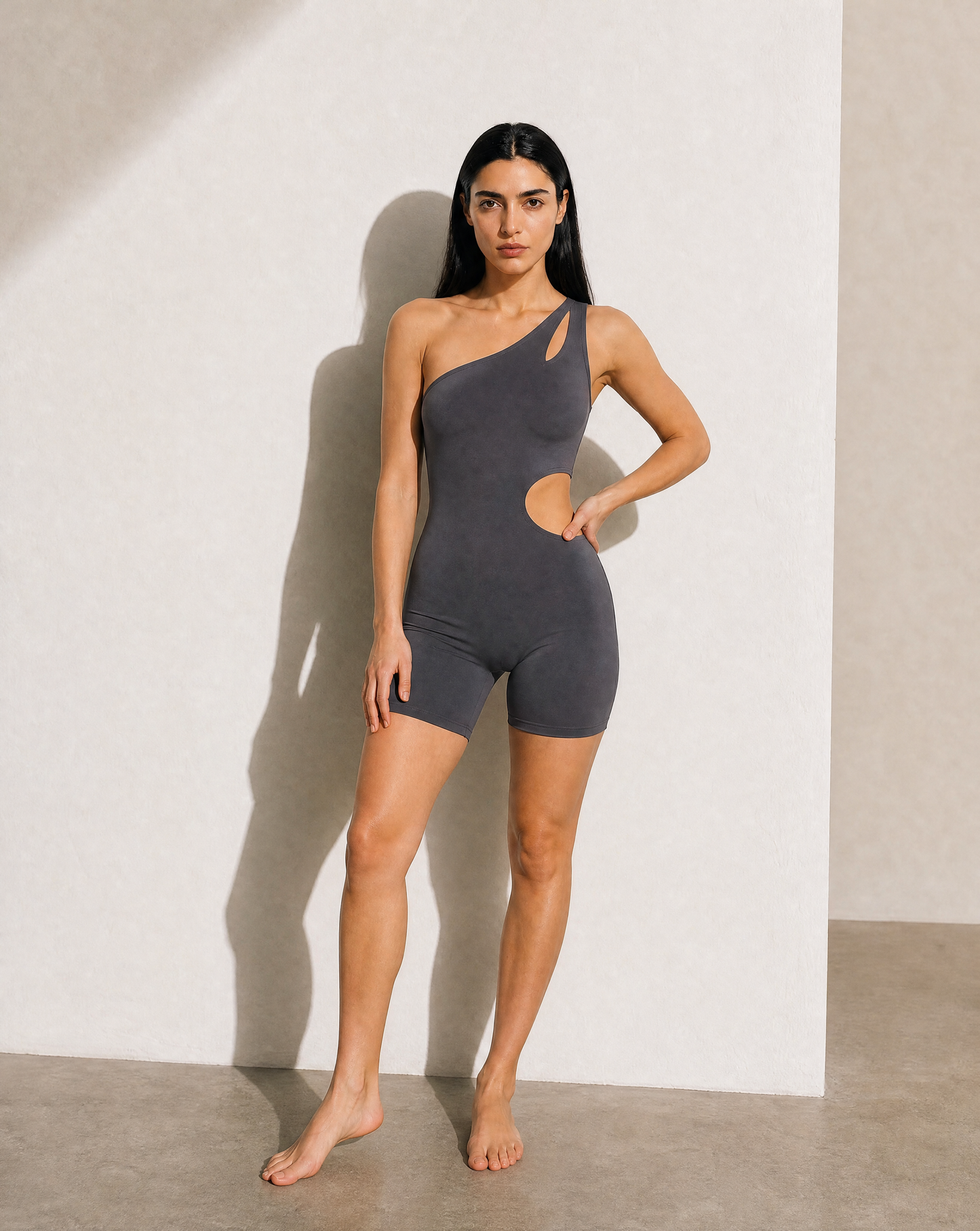 Tailored short ring jumpsuit