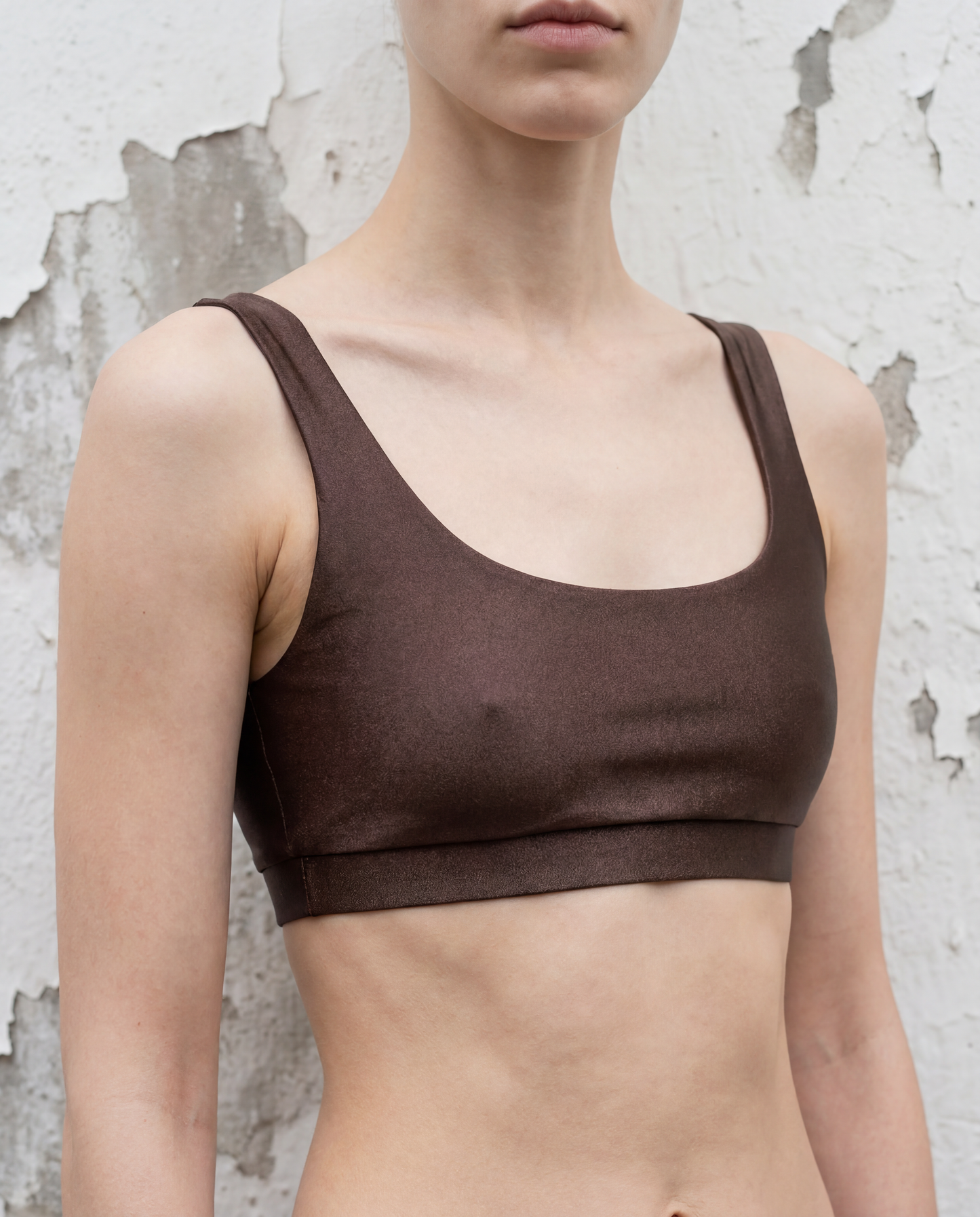 Clara Glossy tailored top
