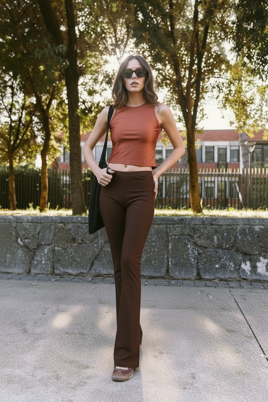 Pantajazz sartoriale col. Espresso Matt