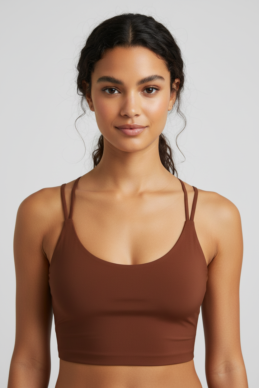 Top Flo sartoriale col. Dattero Glossy