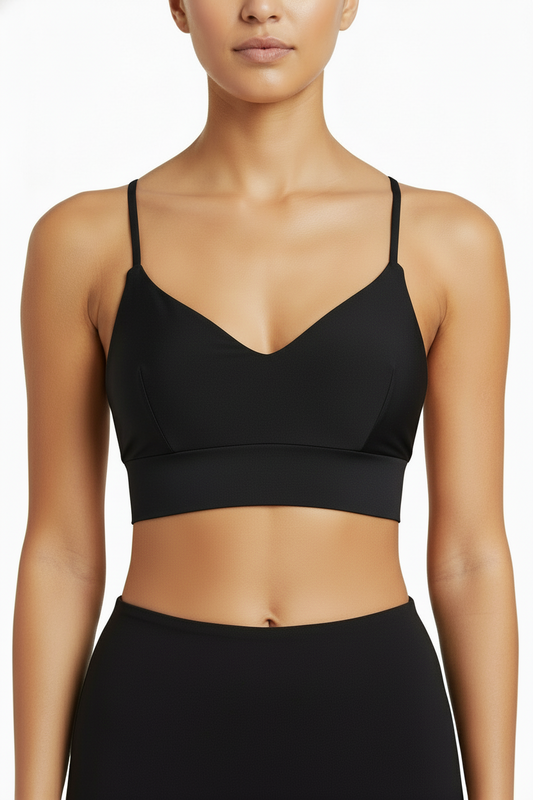 Top Francesca Sartoriale col. Nero Glossy