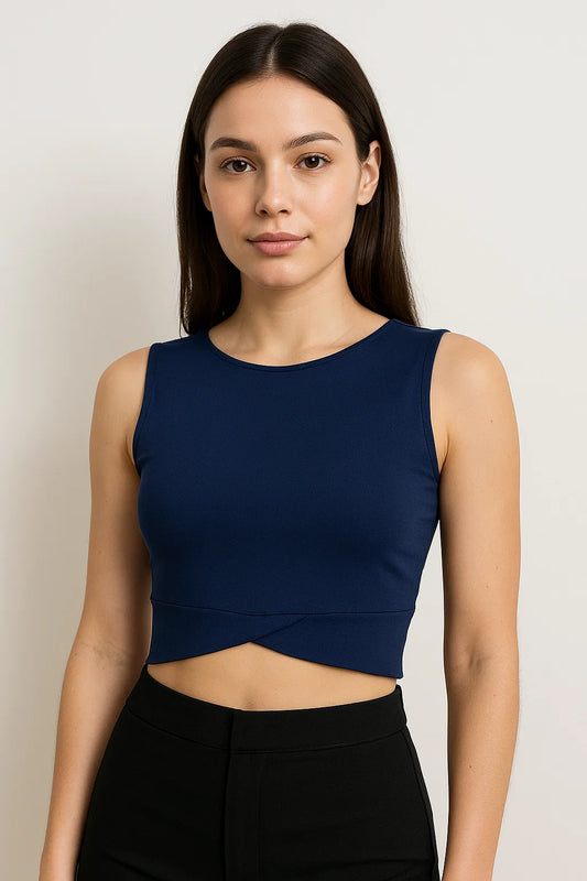 Top Rudy Blu Scuro Glossy - MAHR