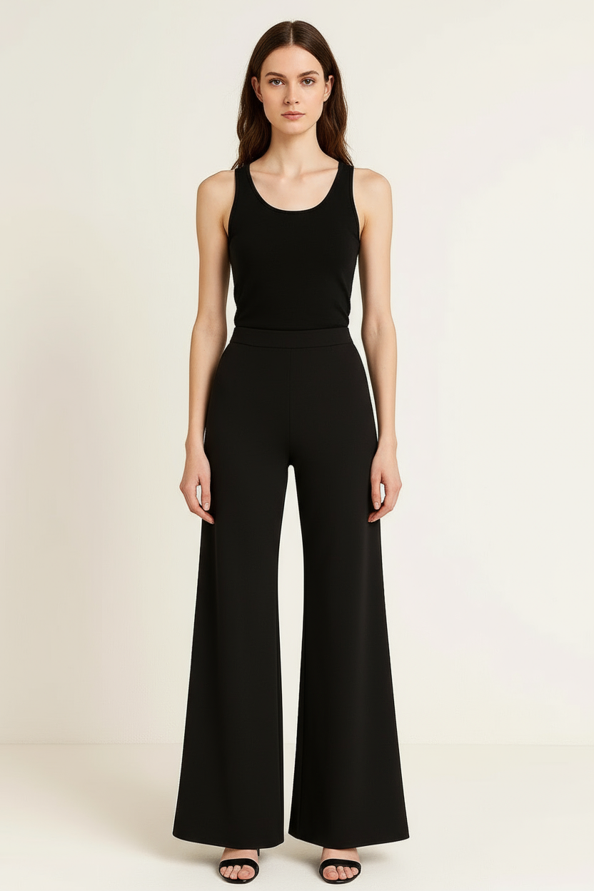 Panta Palazzo sartoriale col. Nero Matt