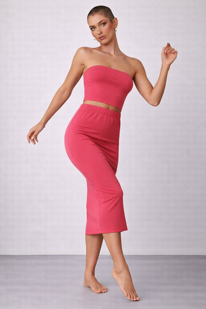 Gonna Longuette in Jersey sartoriale