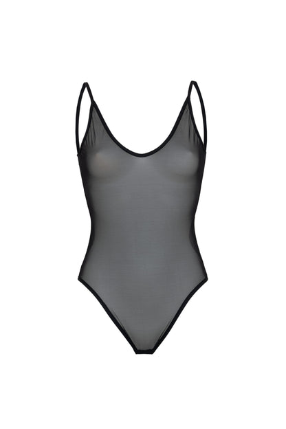 Bodysuit Tulle  Nero - MAHR