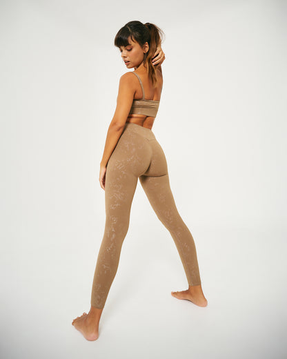 Top Greta Marrone Melange