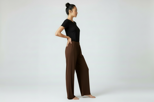 Panta Basic sartoriale col. Espresso Matt