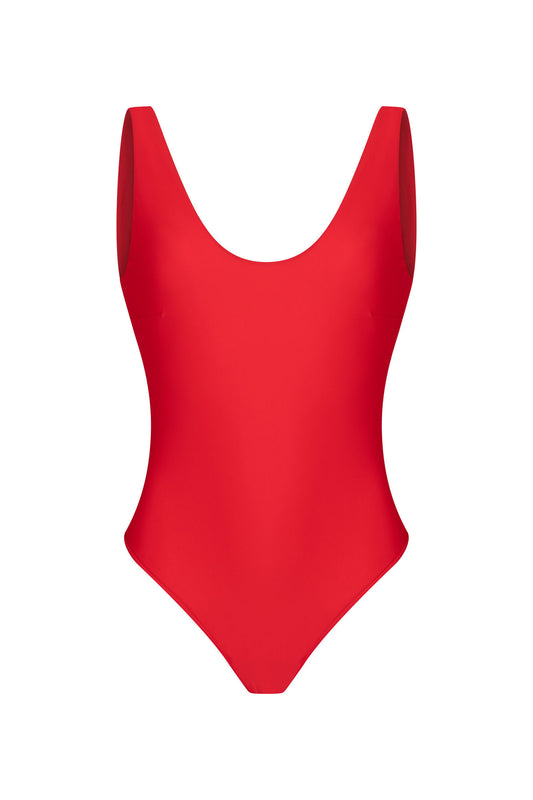 Costume Intero Basic Red Passion Matt