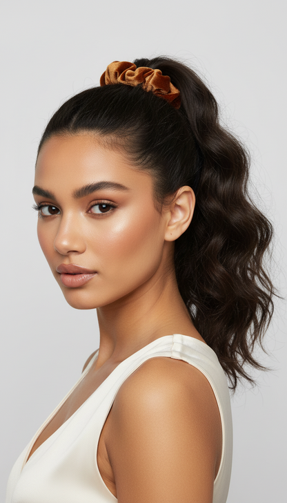 Scrunchie sartoriale in Velluto