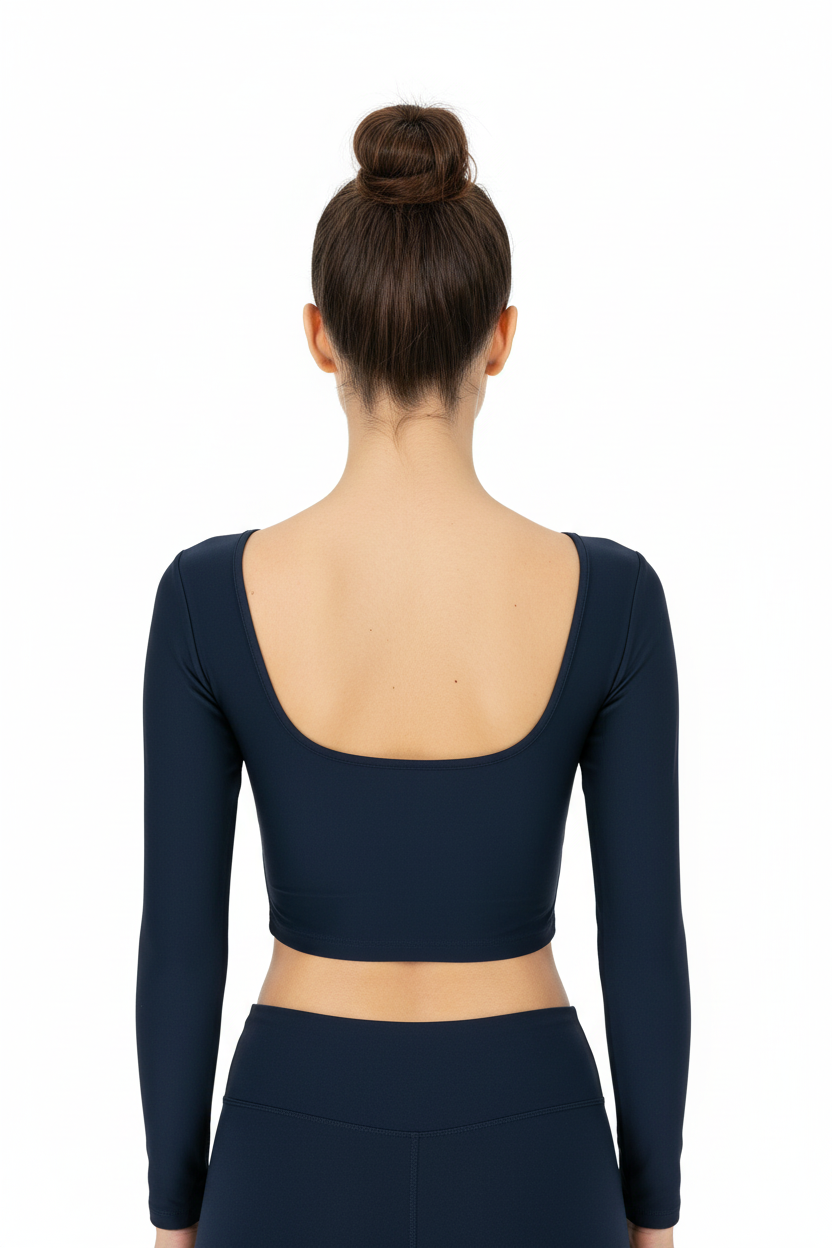 Top Lola sartoriale col. Blu Assoluto Matt