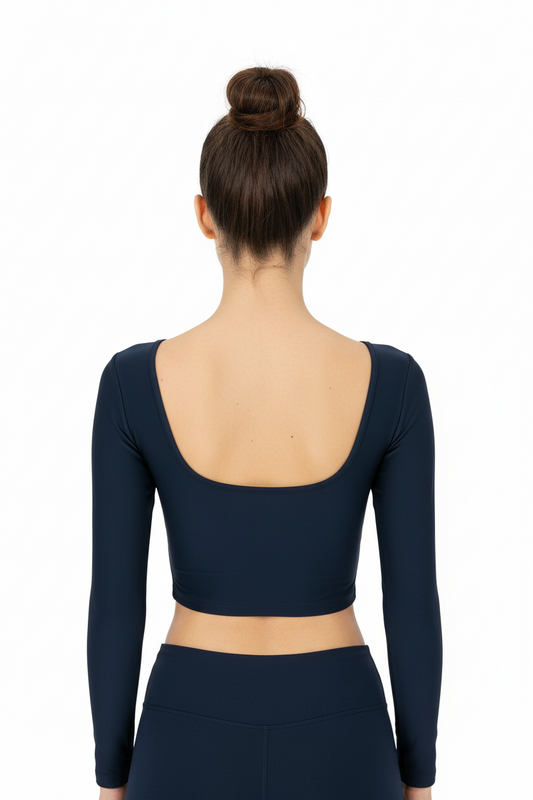 Top Lola sartoriale col. Blu Assoluto Matt